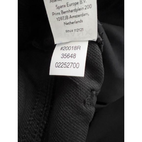 Spanx Jean-ish Ankle Leggings Pullon Pants Pockets Medium Black Basic Staple - Picture 7 of 7